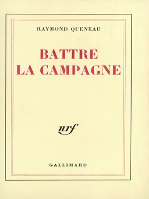 cover image of Battre la campagne